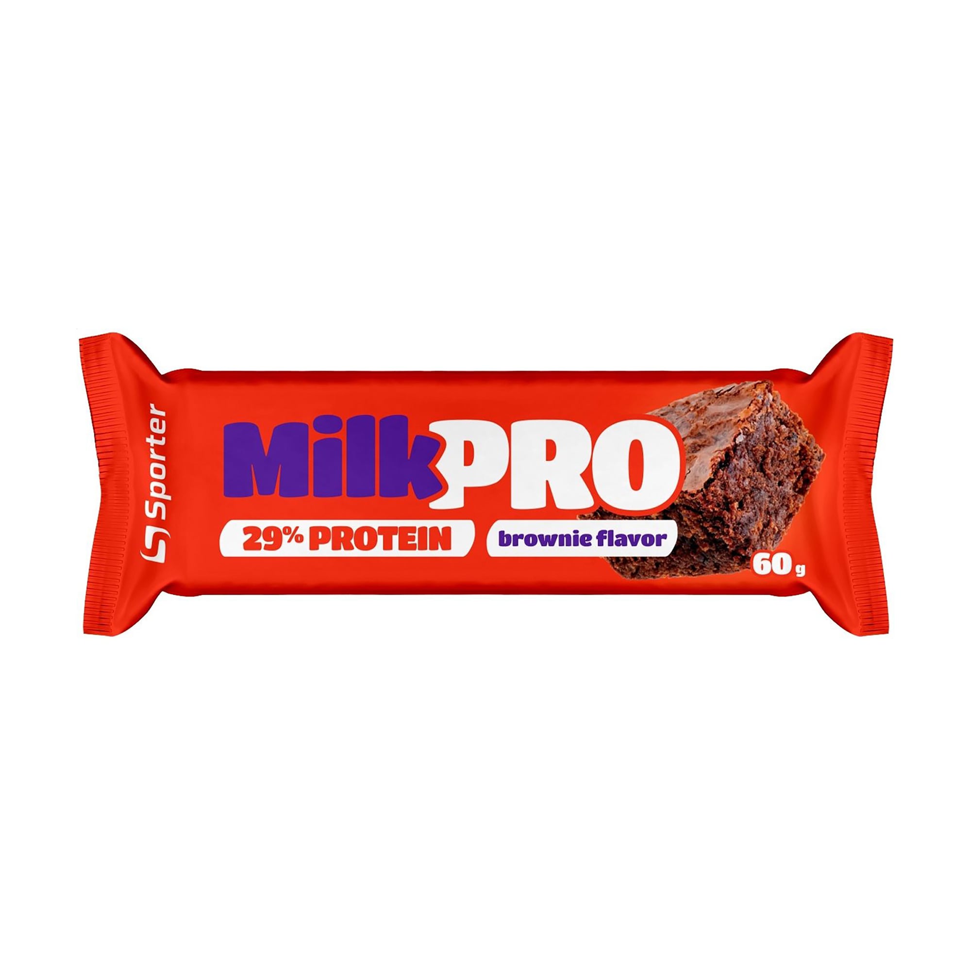Протеїновий батончик Sporter Milk Pro 29% Protein Брауні, 60 г